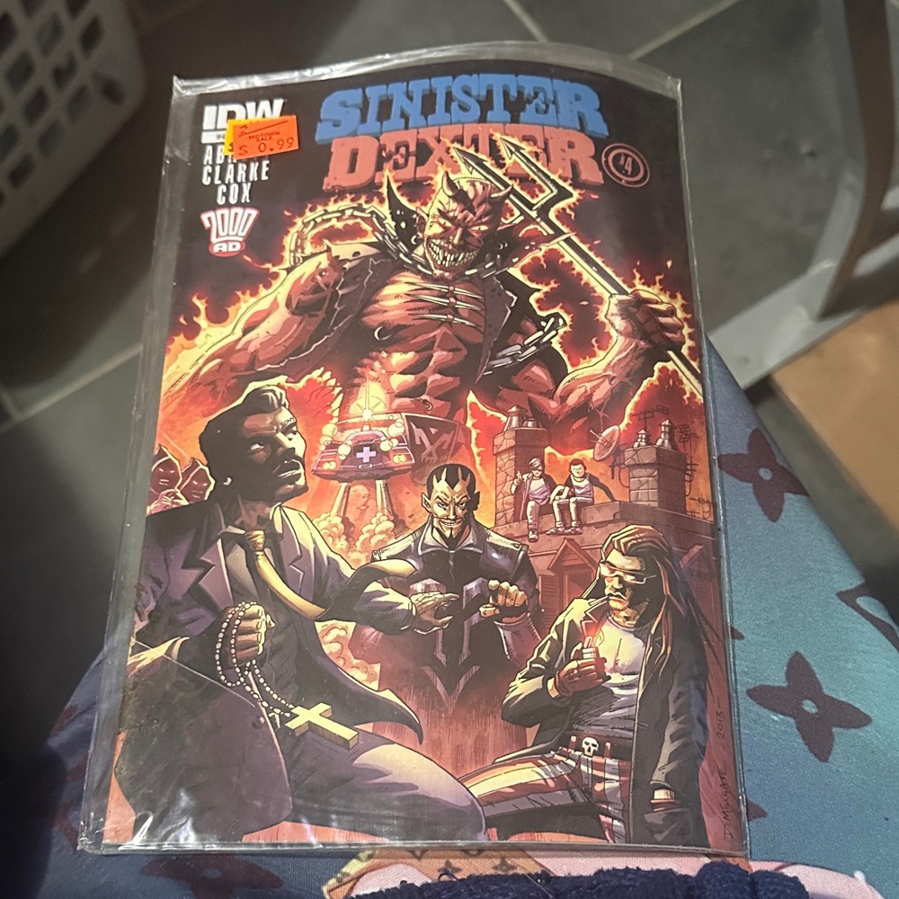 Sinister Dexter Comic Book #4 2000 ad